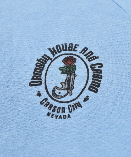 【ヴィンテージ古着】80's ORMSBY HOUSE AND CASINO ロゴプリント クルーネックスウェット（スウェット）｜VINTAGE（ヴィンテージ）