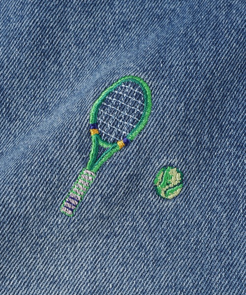【極美品】Casablanca ロゴデニム Casablanca（カサブランカ）の「DENIM EMBROIDERY Stone Wash