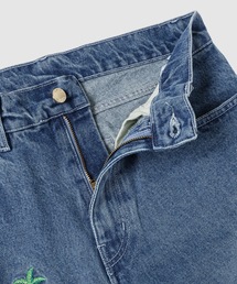 未使用 CASABLANCA Casablanca カサブランカ デニム 短パン Casablanca（カサブランカ）の「DENIM EMBROIDERY Stone Wash