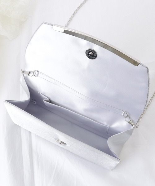 Lace Ladies（レースレディース）の「メタリックバー付き スクエア タック クラッチ バッグ（クラッチバッグ・レディース・ブラック/ゴールド/シルバー・FREE）」の21枚目の写真