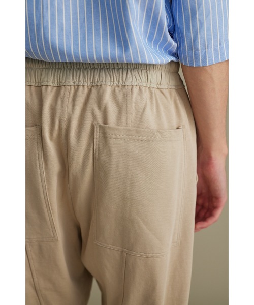 STYLEMIXER(スタイルミキサー)の「ヘビー天竺カットベルクロパンツ(その他パンツ・メンズ・グレー/ベージュ・MEDIUM/LARGE)」の5枚目の写真