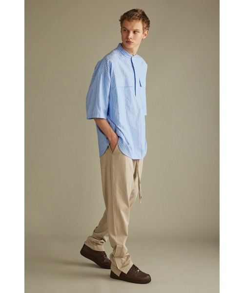 STYLEMIXER(スタイルミキサー)の「ヘビー天竺カットベルクロパンツ(その他パンツ・メンズ・グレー/ベージュ・MEDIUM/LARGE)」の22枚目の写真