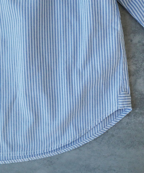 bulle de savon(ビュルデサボン)の「製品染め オックス コックブラウス(シャツ/ブラウス・レディース・オレンジ/カーキ/その他/ホワイト/サックスブルー/ピンク/ブルー・FREE)」の16枚目の写真