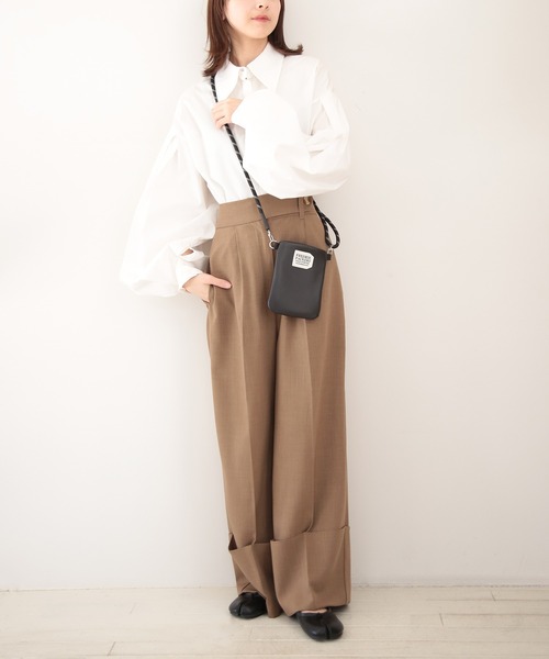 FREDRIK PACKERS(フレドリックパッカーズ)の「【FREDRIK PACKERS】限定モデル Multi SmartPhone Shoulder マルチスマホショルダー(ショルダーバッグ・レディース・グレー/ブルー/ブラック系その他2/アイボリー/カーキ/ブラック/グレー系その他2・FREE)」の16枚目の写真