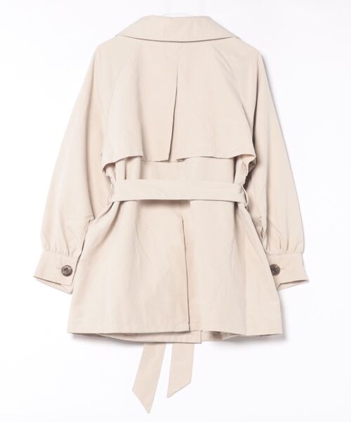 CECIL McBEE（セシルマクビー）の「ピーチトレンチコート（トレンチコート・レディース・グレイッシュベージュ/ベージュ・LARGE/MEDIUM）」の3枚目の写真