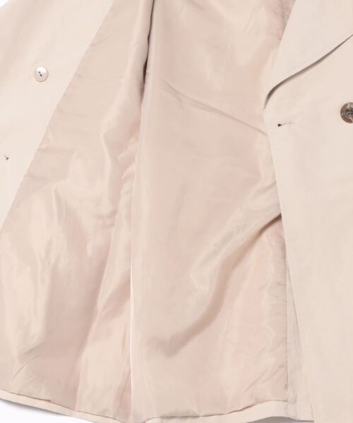 CECIL McBEE（セシルマクビー）の「ピーチトレンチコート（トレンチコート・レディース・グレイッシュベージュ/ベージュ・LARGE/MEDIUM）」の4枚目の写真