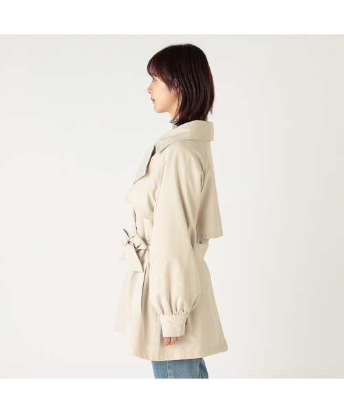 CECIL McBEE（セシルマクビー）の「ピーチトレンチコート（トレンチコート・レディース・グレイッシュベージュ/ベージュ・LARGE/MEDIUM）」の6枚目の写真