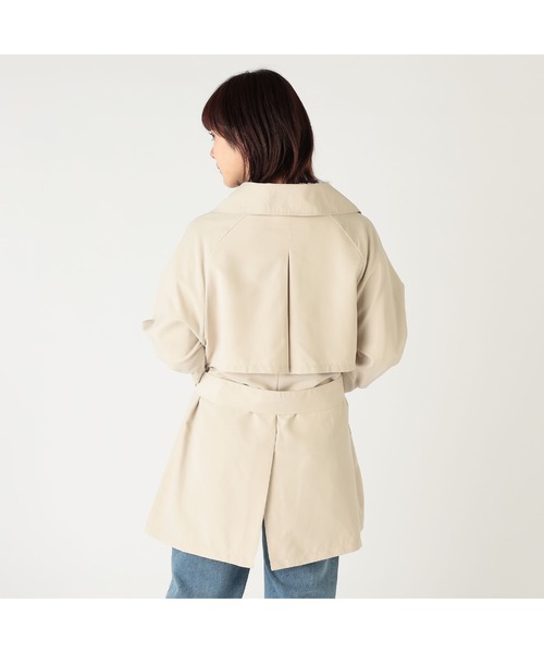 CECIL McBEE（セシルマクビー）の「ピーチトレンチコート（トレンチコート・レディース・グレイッシュベージュ/ベージュ・LARGE/MEDIUM）」の7枚目の写真