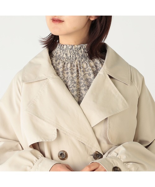 CECIL McBEE（セシルマクビー）の「ピーチトレンチコート（トレンチコート・レディース・グレイッシュベージュ/ベージュ・LARGE/MEDIUM）」の8枚目の写真