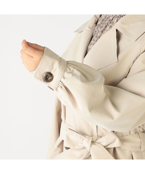 CECIL McBEE（セシルマクビー）の「ピーチトレンチコート（トレンチコート・レディース・グレイッシュベージュ/ベージュ・LARGE/MEDIUM）」の9枚目の写真