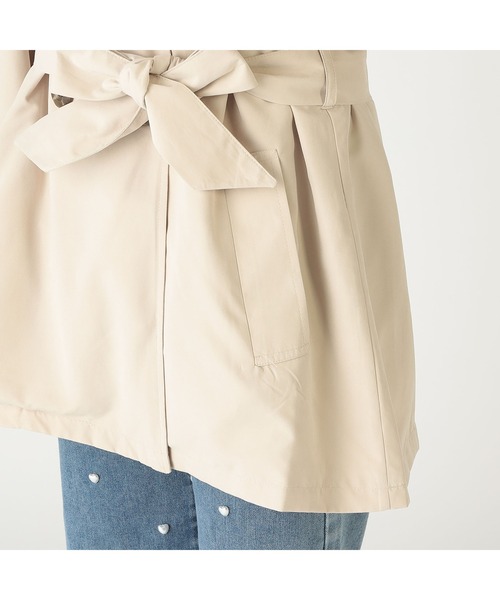 CECIL McBEE（セシルマクビー）の「ピーチトレンチコート（トレンチコート・レディース・グレイッシュベージュ/ベージュ・LARGE/MEDIUM）」の10枚目の写真