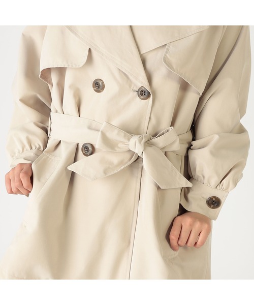 CECIL McBEE（セシルマクビー）の「ピーチトレンチコート（トレンチコート・レディース・グレイッシュベージュ/ベージュ・LARGE/MEDIUM）」の11枚目の写真