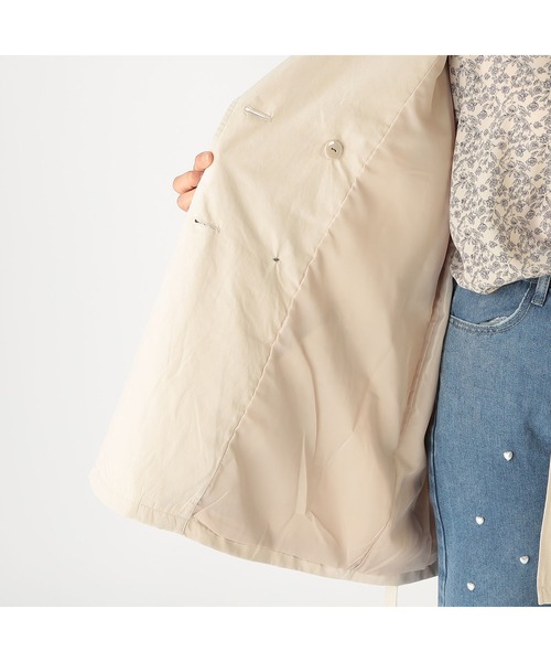 CECIL McBEE（セシルマクビー）の「ピーチトレンチコート（トレンチコート・レディース・グレイッシュベージュ/ベージュ・LARGE/MEDIUM）」の12枚目の写真