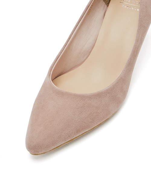 ROPE' PICNIC(ロペピクニック)の「リサイクルフェイクスエードプレーンパンプス(パンプス・レディース・ピンク系その他2/ブラック/ベージュ・24.0cm/23.0cm/23.5cm/24.5cm)」の6枚目の写真