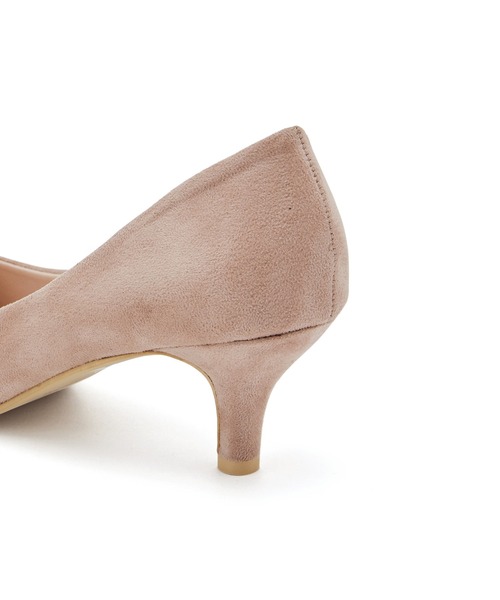 ROPE' PICNIC(ロペピクニック)の「リサイクルフェイクスエードプレーンパンプス(パンプス・レディース・ピンク系その他2/ブラック/ベージュ・24.0cm/23.0cm/23.5cm/24.5cm)」の5枚目の写真