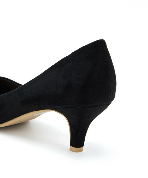 ROPE' PICNIC(ロペピクニック)の「リサイクルフェイクスエードプレーンパンプス(パンプス・レディース・ピンク系その他2/ブラック/ベージュ・24.0cm/23.0cm/23.5cm/24.5cm)」の4枚目の写真