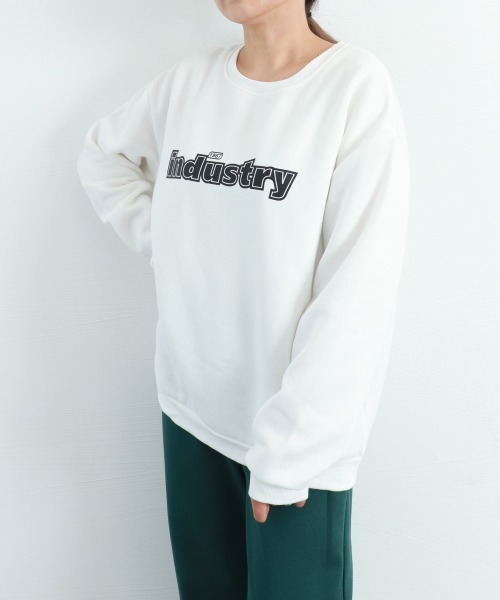 Miniministore(ミニミニストア)の「裏起毛スウェット トレーナー レディース(スウェット・レディース・ホワイト/ブラック・FREE)」の8枚目の写真