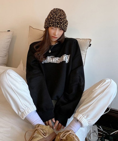Miniministore(ミニミニストア)の「裏起毛スウェット トレーナー レディース(スウェット・レディース・ホワイト/ブラック・FREE)」の11枚目の写真
