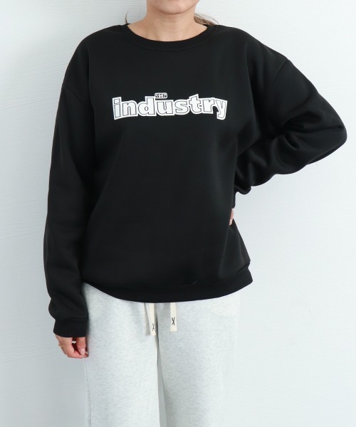 Miniministore(ミニミニストア)の「裏起毛スウェット トレーナー レディース(スウェット・レディース・ホワイト/ブラック・FREE)」の13枚目の写真