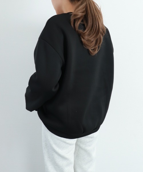 Miniministore(ミニミニストア)の「裏起毛スウェット トレーナー レディース(スウェット・レディース・ホワイト/ブラック・FREE)」の15枚目の写真