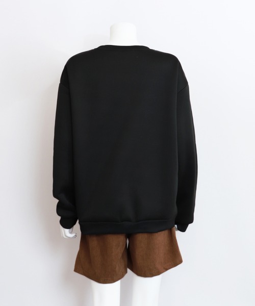 Miniministore(ミニミニストア)の「裏起毛スウェット トレーナー レディース(スウェット・レディース・ホワイト/ブラック・FREE)」の20枚目の写真