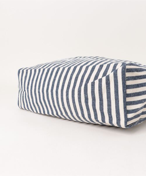 TONE SELECT GOODS（トーンセレクトグッズ）の「【urge select】《大容量》ストライプ デザイン ビッグトートバッグ【2way/A4サイズ収納可能】（トートバッグ・レディース・ピンク/グリーン/ネイビー/ブラック・FREE）」の12枚目の写真