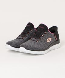 【SKECHERS】スケッチャーズ SLIP-INS：SUMMITS-DUZZLING HAZE（スリップインズ：サミッツ- ダズリング ヘイズ）149937W バンジーレーススニーカー ワイドフィット