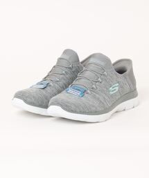 【SKECHERS】スケッチャーズ SLIP-INS:SUMMITS-DUZZLING HAZE(スリップインズ:サミッツ- ダズリング ヘイズ)149937W バンジーレーススニーカー ワイドフィット