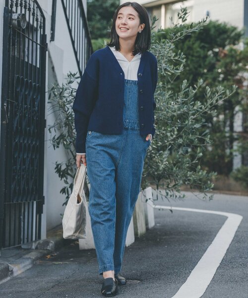 THE SHOP TK （ザ ショップ ティーケー ）の「◆Vネックショートカーデ【洗濯機OK】（カーディガン/ボレロ・レディース・アイボリー/グリーン/ネイビー・12/13）」の21枚目の写真