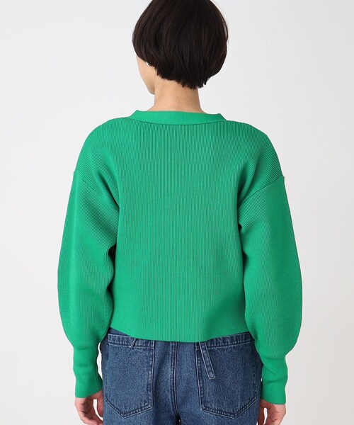 THE SHOP TK （ザ ショップ ティーケー ）の「◆Vネックショートカーデ【洗濯機OK】（カーディガン/ボレロ・レディース・アイボリー/グリーン/ネイビー・12/13）」の16枚目の写真