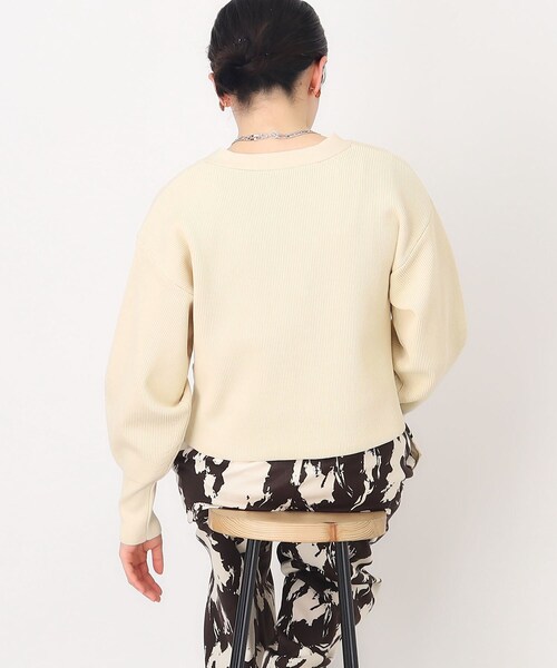 THE SHOP TK （ザ ショップ ティーケー ）の「◆Vネックショートカーデ【洗濯機OK】（カーディガン/ボレロ・レディース・アイボリー/グリーン/ネイビー・12/13）」の13枚目の写真