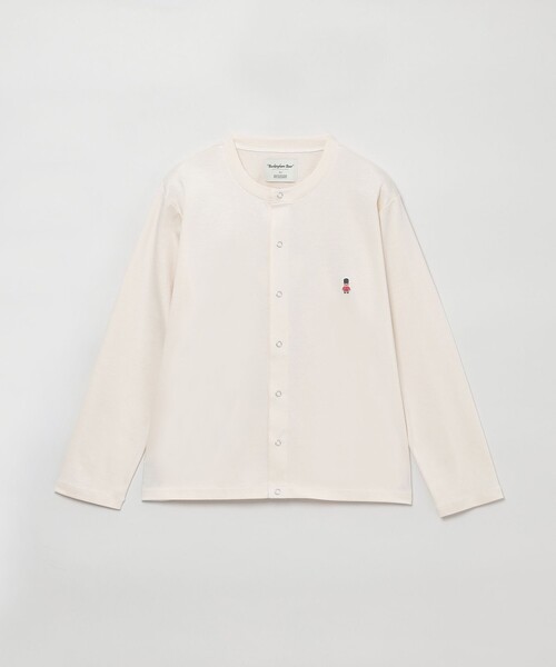 MACKINTOSH PHILOSOPHY（ﾏｯｷﾝﾄｯｼｭ ﾌｨﾛｿﾌｨｰ）の「バッキンガムベア ポンチカーディガン（カーディガン/ボレロ・レディース・ブルー/ブラック/ベージュ/ホワイト系その他/ダークネイビー・38）」の2枚目の写真