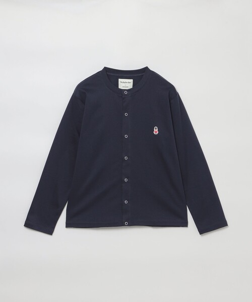 MACKINTOSH PHILOSOPHY（ﾏｯｷﾝﾄｯｼｭ ﾌｨﾛｿﾌｨｰ）の「バッキンガムベア ポンチカーディガン（カーディガン/ボレロ・レディース・ブルー/ブラック/ベージュ/ホワイト系その他/ダークネイビー・38）」の5枚目の写真