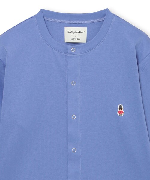 MACKINTOSH PHILOSOPHY（ﾏｯｷﾝﾄｯｼｭ ﾌｨﾛｿﾌｨｰ）の「バッキンガムベア ポンチカーディガン（カーディガン/ボレロ・レディース・ブルー/ブラック/ベージュ/ホワイト系その他/ダークネイビー・38）」の7枚目の写真