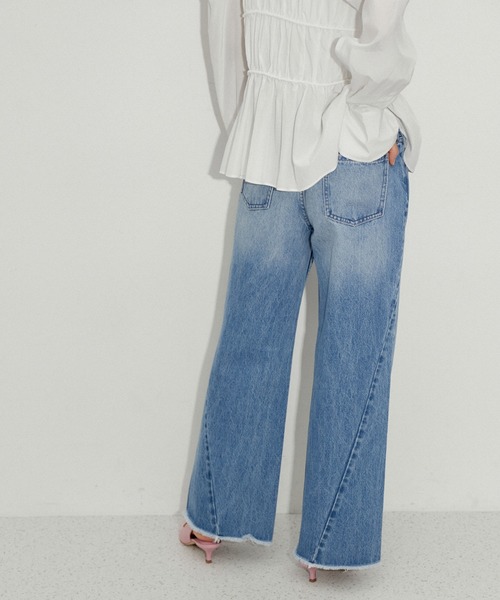 Healthy denim(ヘルシーデニム)の「【Healthy Denim for ADAM ET ROPE'】別注 Daisy(デニムパンツ・レディース・ブルー系その他4/ブルー・23/24/25/22)」の8枚目の写真