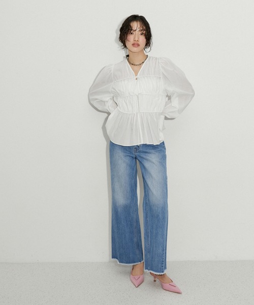 Healthy denim(ヘルシーデニム)の「【Healthy Denim for ADAM ET ROPE'】別注 Daisy(デニムパンツ・レディース・ブルー系その他4/ブルー・23/24/25/22)」の10枚目の写真
