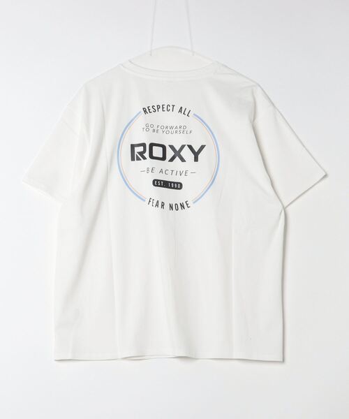 ROXY（ロキシー）の「ロキシー ROXY DOWN TO EARTH PLUS（Tシャツ/カットソー・レディース・トップグレー/ライトグリーン/ブラック/ホワイト・L/M）」の5枚目の写真
