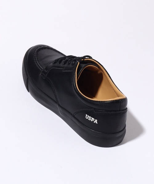 U.S. POLO ASSN.(ユーエスポロアッスン)の「【U.S. POLO ASSN./ユーエスポロアッスン】シンセティックレザーローカットスニーカー(ローファー・レディース・ブラック・22.5cm/23.5cm/24.5cm/26.0cm/27.0cm/28.0cm)」の9枚目の写真