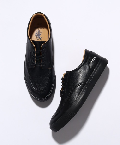 U.S. POLO ASSN.(ユーエスポロアッスン)の「【U.S. POLO ASSN./ユーエスポロアッスン】シンセティックレザーローカットスニーカー(ローファー・レディース・ブラック・22.5cm/23.5cm/24.5cm/26.0cm/27.0cm/28.0cm)」の10枚目の写真