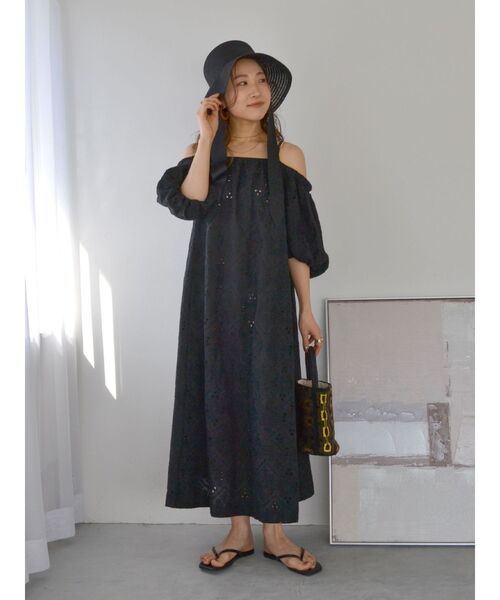 Ungrid(アングリッド)の「リボン付き雑材ハット(ハット・レディース・ブラック/ベージュ・FREE)」の17枚目の写真