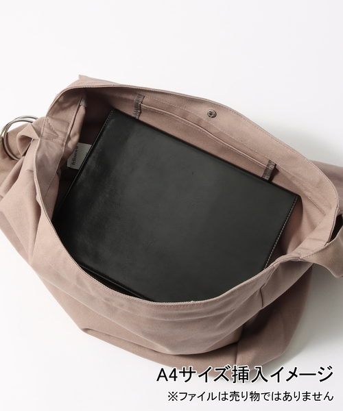 B.C STOCK（ベーセーストック）の「【fellowww / フェロー】別注 キャンバス ショルダーバッグ（ショルダーバッグ・メンズ・ホワイト/グリーン/モカ/ブラック・FREE）」の11枚目の写真