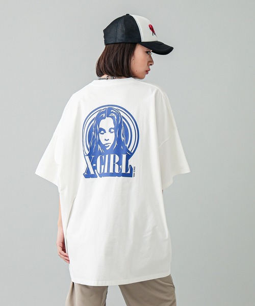 X-girl(エックスガール)の「HEART AIRBRUSH TRUCKER CAP(キャップ・レディース・ブルー/ブラック・ONE SIZE)」の17枚目の写真