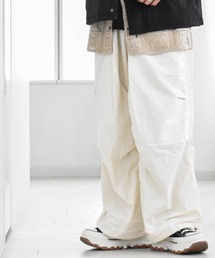 ナイロンワッシャー パラシュートパンツ レディース メンズ