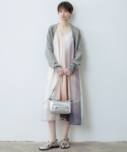 tageechita】アートグラデーションプリント フレアキャミワンピース