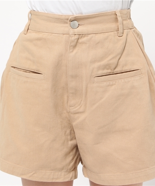 PANTS...（パンツ）の「ハイウエストショートパンツ（その他パンツ・レディース・ブルー/ベージュ・FREE）」の6枚目の写真