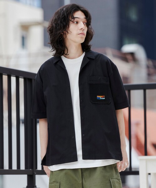coen(コーエン)の「<Parknik>オープンカラーシャツ(シャツ/ブラウス・メンズ・パープル/ベージュ/ブラック・M/XL/L)」の7枚目の写真