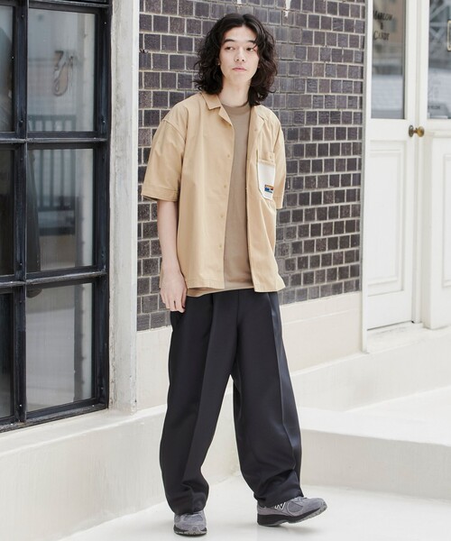 coen(コーエン)の「<Parknik>オープンカラーシャツ(シャツ/ブラウス・メンズ・パープル/ベージュ/ブラック・M/XL/L)」の17枚目の写真