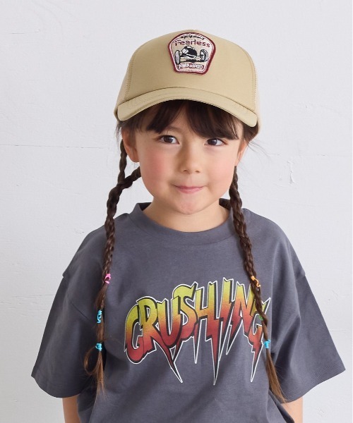 BIG FIELD（ビッグフィールド）の「ワッペンメッシュキャップ（kids/S～M）（キャップ・キッズ・ベージュ/ブルー/ブラック/グリーン/レッド・52/56）」の22枚目の写真