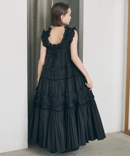 ギャザーキャミフリルワンピース（ワンピース）｜PERNA（ペルナ