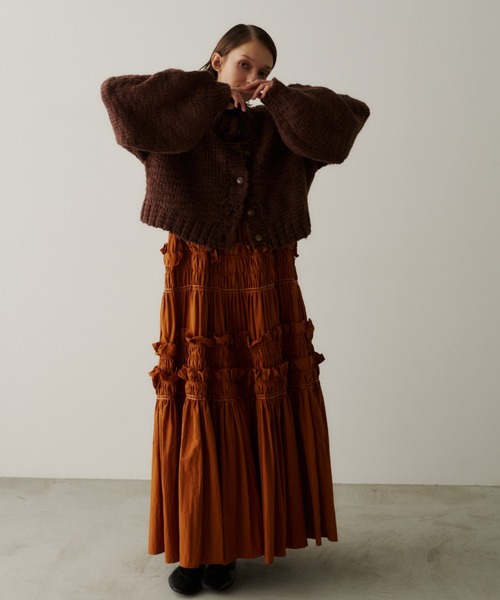 ギャザーキャミフリルワンピース（ワンピース）｜PERNA（ペルナ）の